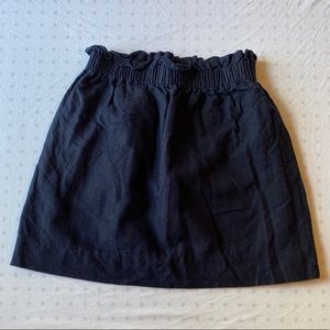 J. Crew Linen Blue Sidewalk Skirt